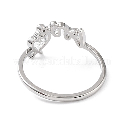 Латунные открытые манжеты для женщин&nbsp;LS-RJEW-A028-01P