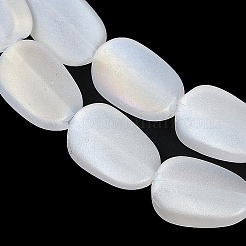 Стеклянные бусины с гальваническим покрытием &nbsp;EGLA-C009-01B-AB01