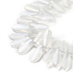 Стеклянные бусины с гальваническим покрытием &nbsp;EGLA-C005-01A-AB01