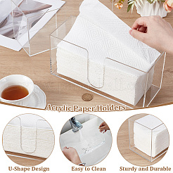 4 soporte para papel acrílico&nbsp;AJEW-WA0003-33