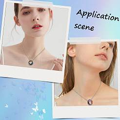 6шт стеклянные подвески&nbsp;GLAA-BBC0001-10B