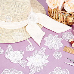 Ahademaker 20 шт. 10 стильные пришивные нашивки для одежды из полиэстера с компьютерной вышивкой&nbsp;PATC-GA0001-05