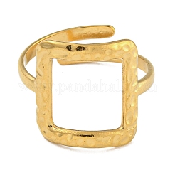 Регулируемое кольцо из нержавеющей стали 304 для женщин&nbsp;RJEW-U014-02G