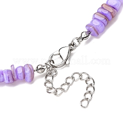 Ожерелья из бисера из натуральных окрашенных пресноводных ракушек&nbsp;NJEW-JN05488-03