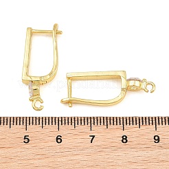 Fornituras de pendientes de aro de circonio cúbico de micro latón pavimenta&nbsp;CU-CBAB5B4-02G