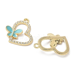 Подвески из сплава эмали и стразов&nbsp;FIND-C074-03KCG