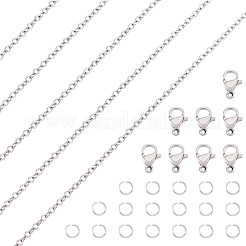 Комплекты ювелирных изделий из нержавеющей стали 304&nbsp;DIY-PJ0001-41A