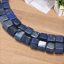 2 нити натуральных бусин из лазурита&nbsp;G-PA0001-78