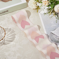 Ruban jacquard en polyester à motif de feuilles de 3 m pour accessoires vestimentaires&nbsp;OCOR-CY0002-12E