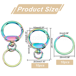 10 шт. поворотные застежки из цинкового сплава FIND-PH0009-03