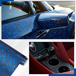 Film d'emballage en vinyle autocollant en fibre de voiture en PVC&nbsp;DIY-WH0061-064B