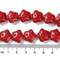 Fili di perline corallo sintetico &nbsp;G-C103-A01-01