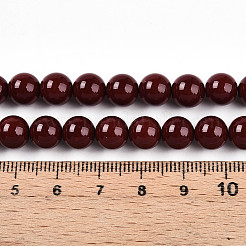 Выпечка из окрашенного перламутрового стекла жемчужные бусинки&nbsp;HY-N002-8mm-D01