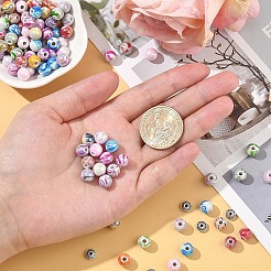 Наборы для самостоятельного изготовления браслетов из акриловых бусин&nbsp;DIY-YW0011-72