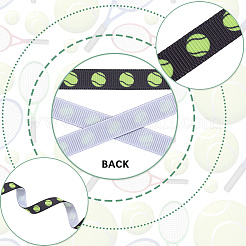 4 рулон 4-х видов полиэстеровой спортивной ленты с принтом в виде мяча&nbsp;OCOR-GF0004-31A