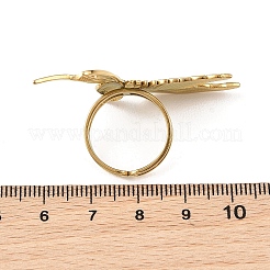 Offene Manschettenringe aus Edelstahl 304 für Damen&nbsp;RJEW-F212-03G