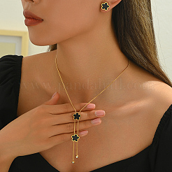 Комплект украшений из нержавеющей стали в форме сердца&nbsp;XK7928-1