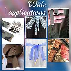 48 шт. 8 стиля латунных ленточных обжимных наконечников&nbsp;KK-PH0010-05