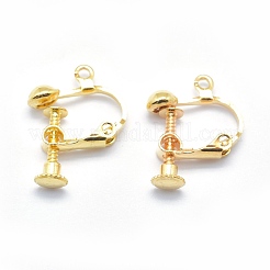 Vite d'ottone sui risultati degli orecchini a clip&nbsp;KK-L164-01