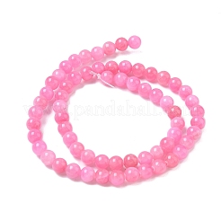 Естественно Mashan нефрита круглые бусины нити&nbsp;G-D263-6mm-XS34