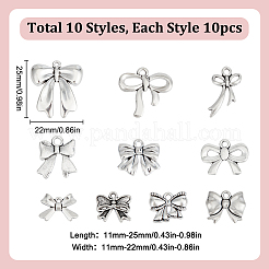 100 шт. 10 стиля подвески из сплава в тибетском стиле&nbsp;FIND-GO0003-93