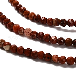 Натуральные красные яшмы бусы пряди&nbsp;LS-G-RM2025-38-3mm