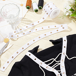 6.25 ярд хлопковой ленты с позолоченными люверсами&nbsp;OCOR-BC0006-75B