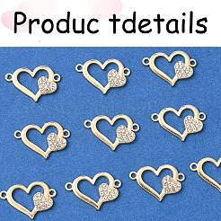 10 шт. сплав кристаллов стразов звенья/соединители&nbsp;ALRI-FS0001-03G