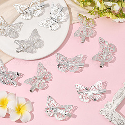 12 шт. 2 стиля железные заколки для волос из кожи аллигатора для женщин и девочек&nbsp;PHAR-SP0001-28B