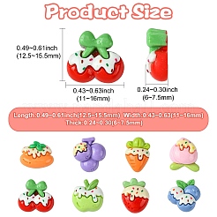 Непрозрачные рсин кабошоны&nbsp;RESI-CJC0023-16