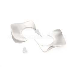 Латунь серьги&nbsp;EJEW-B046-11P