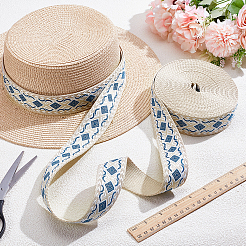 Ruban jacquard vintage en polypropylène&nbsp;SRIB-WH0011-449B