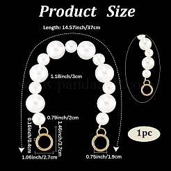 Круглые ручки для сумок из АБС-пластика с имитацией жемчуга&nbsp;FIND-WH20041-002