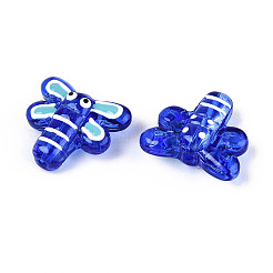 Эмалевые бусины ручной работы в технике лэмпворк&nbsp;LAMP-T023-26C