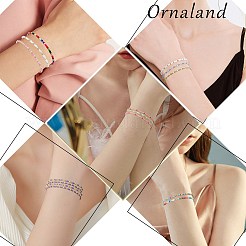 2шт 2 стиля бохо стеклянные бусины стрейч браслет наборы&nbsp;BJEW-SW001588