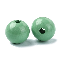 Деревянные европейские бусины с большими отверстиями&nbsp;LS-X-WOOD-D027-01H