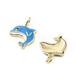 Латунь эмаль подвески&nbsp;KK-L237-027G-03