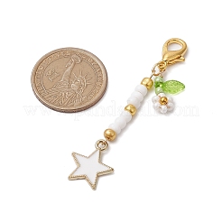 Подвесные украшения из сплава эмали&nbsp;HJEW-MZ00087