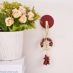 1 шт. проволочные чипсы из натуральной красной яшмы&nbsp;HJEW-SZ0001-27F