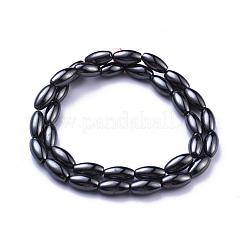 Магнитные гематит синтетические нити бисер&nbsp;IM6x12mm501