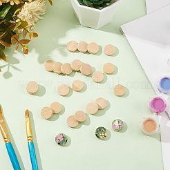 Деревянные круглые детали из бука&nbsp;WOOD-OC0002-39