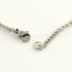 Collane a catena in acciaio inossidabile 304 anti-ossidazione&nbsp;NJEW-R223-04