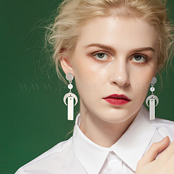 80 шт. 8 стиля фурнитуры для сережек-гвоздиков из нержавеющей стали 304 и 201 с отверстием&nbsp;EJEW-BBC0002-18