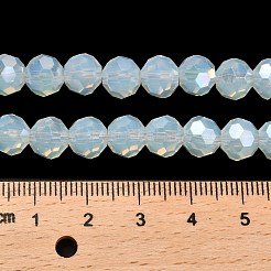 Soportes de cuentas de vidrio de imitación de jade&nbsp;EGLA-A035-J8mm-B06
