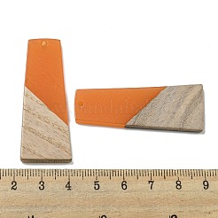 Pendenti in resina e legno di noce&nbsp;RESI-XCP0002-16A