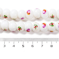 Impression de perles de verre pour la fabrication de colliers et de bracelets&nbsp;GLAA-B020-03A-07