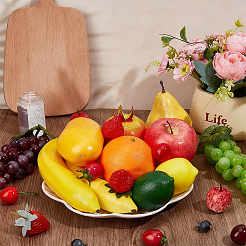 45 Stück 16 Stile Kunststoff & Schaumstoff-Imitat Obst&nbsp;AJEW-PH0008-23