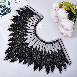 Отделка воротника из полиэстера с компьютерной вышивкой&nbsp;DIY-WH20002-206A