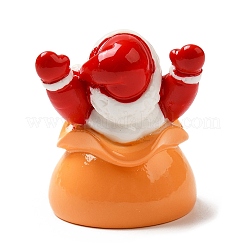 Decoraciones de exhibición de resina de tema navideño&nbsp;DJEW-F022-B03