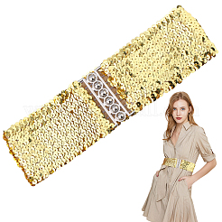 Cinture larghe ed elastiche con paillettes scintillanti&nbsp;AJEW-WH20128-026P-04